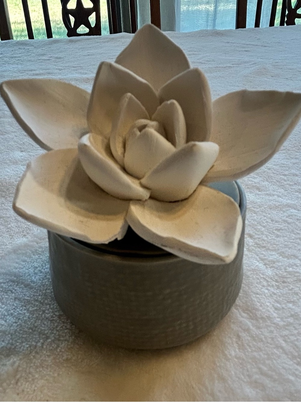 Ceramic Lotus Flower Diffuser Home or Office Decor